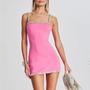 Pink retrofete dress